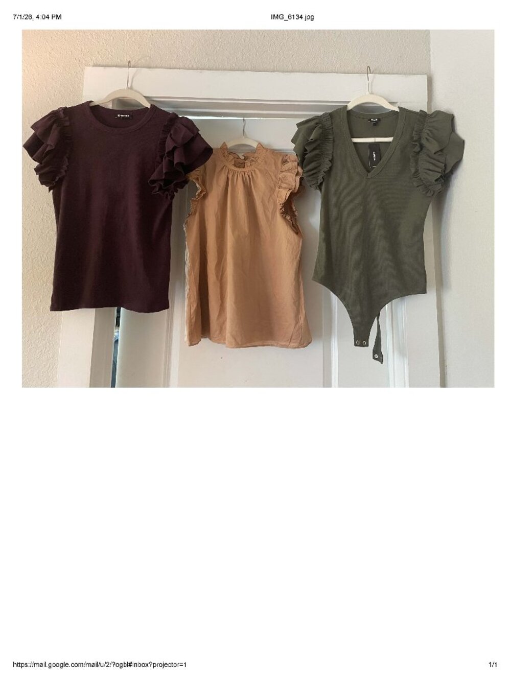 Express Ruffle Sleeve Blouse Bundle Size Medium – 3 Tops